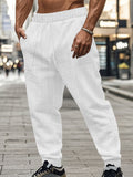 Casual Loose Fit Jacquard-Jogginghose