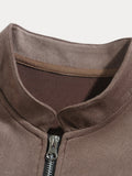 Klassische bequeme Freizeit-Wildlederjacke