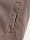 Klassische bequeme Freizeit-Wildlederjacke