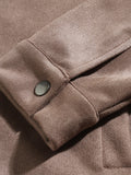 Klassische bequeme Freizeit-Wildlederjacke