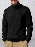 Casual Stehkragen Jacquard-Sweatshirt