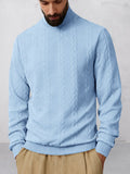 Casual Stehkragen Jacquard-Sweatshirt