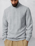 Casual Stehkragen Jacquard-Sweatshirt
