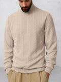 Casual Stehkragen Jacquard-Sweatshirt