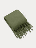 Ultraweicher Mohair-Quasten-Schal