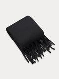 Ultraweicher Mohair-Quasten-Schal