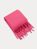 Ultraweicher Mohair-Quasten-Schal