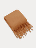 Ultraweicher Mohair-Quasten-Schal