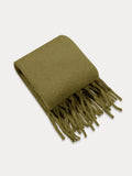 Ultraweicher Mohair-Quasten-Schal