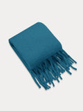 Ultraweicher Mohair-Quasten-Schal