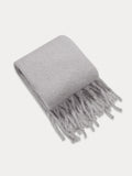 Ultraweicher Mohair-Quasten-Schal