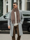 Ultraweicher Mohair-Quasten-Schal