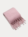 Ultraweicher Mohair-Quasten-Schal