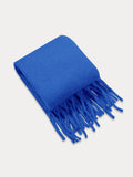 Ultraweicher Mohair-Quasten-Schal