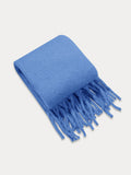 Ultraweicher Mohair-Quasten-Schal