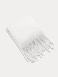 Ultraweicher Mohair-Quasten-Schal