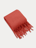 Ultraweicher Mohair-Quasten-Schal