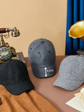 Athleisure Wollmisch-Kurzschirm-Baseball-Cap