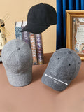 Athleisure Wollmisch-Kurzschirm-Baseball-Cap