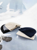 Elastische Wollmisch-Strick-Beanie