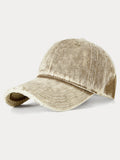 Vintage Distressed Denim-Baseball-Cap