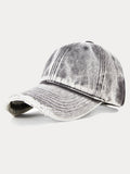 Vintage Distressed Denim-Baseball-Cap
