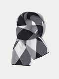 Hochwertiger Warmer Geometrischer Musterschal