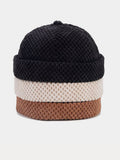 Cord-Beanie ohne Krempe