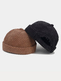 Cord-Beanie ohne Krempe