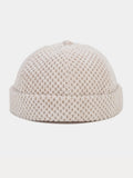 Cord-Beanie ohne Krempe