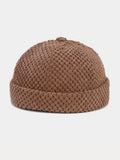 Cord-Beanie ohne Krempe