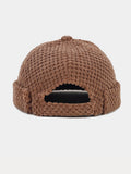Cord-Beanie ohne Krempe