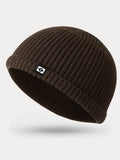 Modische warme Strick-Beanie
