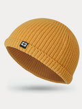 Modische warme Strick-Beanie