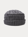 Vielseitige Retro-Strickbaskenmütze