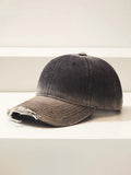 Destroyed Gradient Baumwoll-Denim-Cap