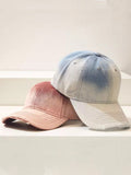 Destroyed Gradient Baumwoll-Denim-Cap