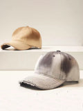 Destroyed Gradient Baumwoll-Denim-Cap