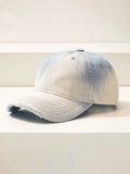 Destroyed Gradient Baumwoll-Denim-Cap