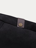 Stilvolle Wildleder Newsboy-Cap