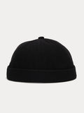 Klassische Lässige Cord Krempenlose Beanie-Mütze