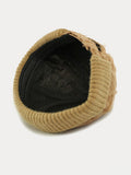 Stilvolle Strick Destroyed Beanie-Mütze