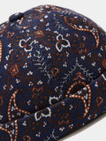 Vintage Paisley-Print Krempenlose Mütze