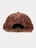 Vintage Paisley-Print Krempenlose Mütze