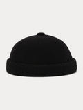 Winterliche Thermische Krempenlose Beanie-Mütze