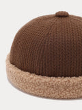 Winterliche Thermische Krempenlose Beanie-Mütze
