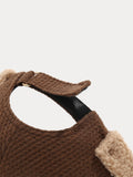 Winterliche Thermische Krempenlose Beanie-Mütze