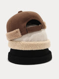 Winterliche Thermische Krempenlose Beanie-Mütze