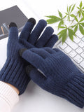 Winter Verdickte Wärmende Strickhandschuhe