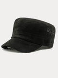 Lässige Vintage-Stil Wildleder Armeemützen